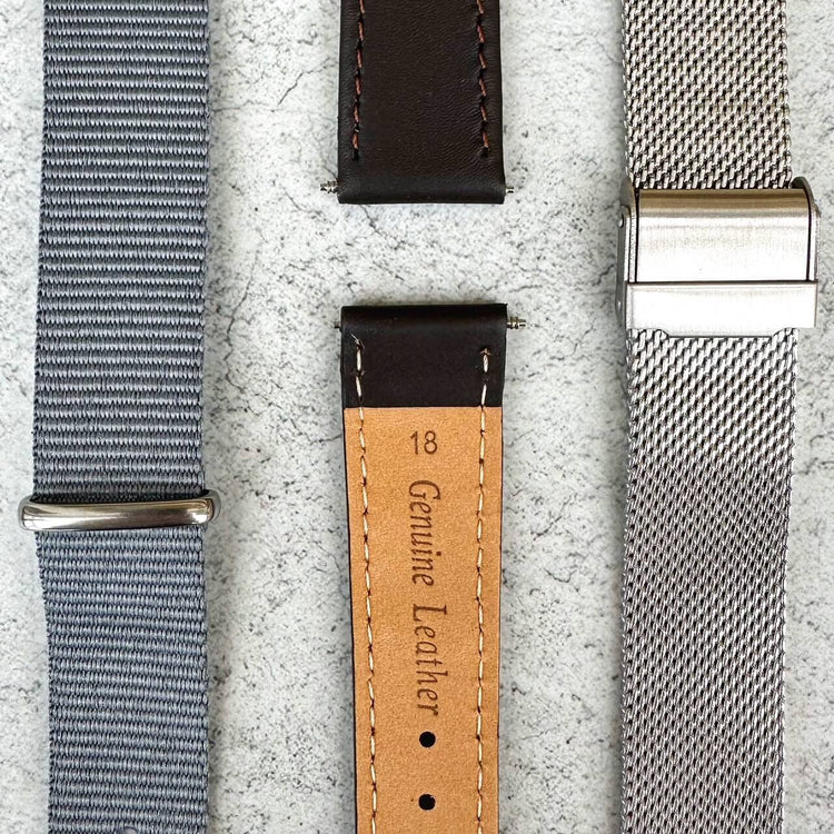 18mm Watch Straps Collection by The Thrifty Gentleman