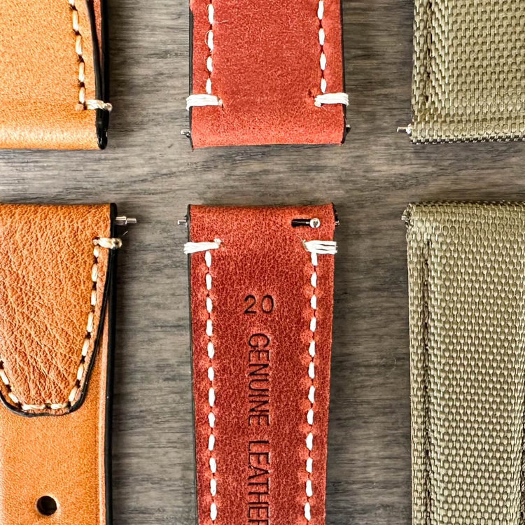 20mm Watch Straps Collection by The Thrifty Gentleman
