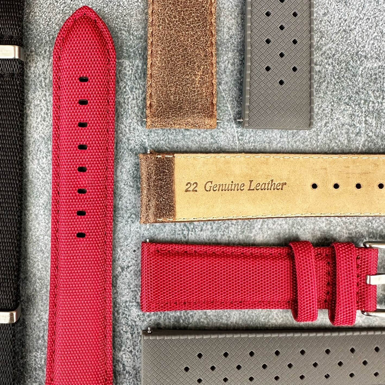 22mm Watch Straps Collection by The Thrifty Gentleman