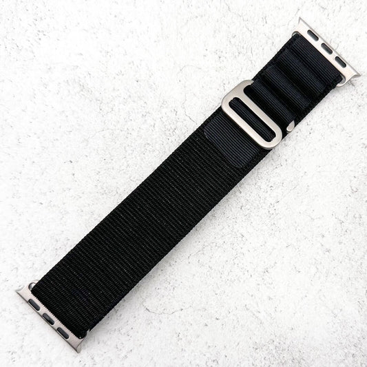 Alpine Loop Watch Strap For Apple Watch In Black 1