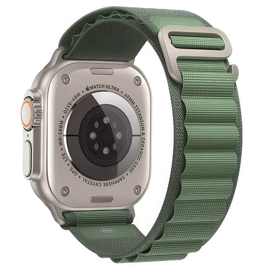 Alpine Loop Watch Strap For Apple Watch In Green The Thrifty Gentleman