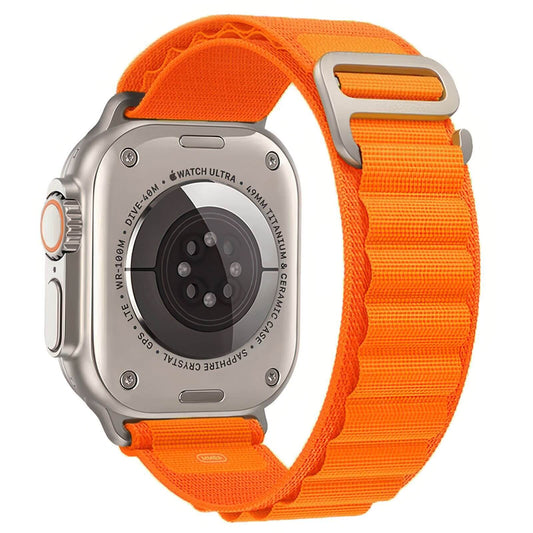 Alpine Loop Watch Strap For Apple Watch In Orange The Thrifty Gentleman