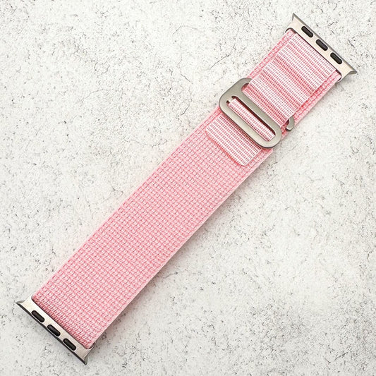Alpine Loop Watch Strap For Apple Watch In Pink 1