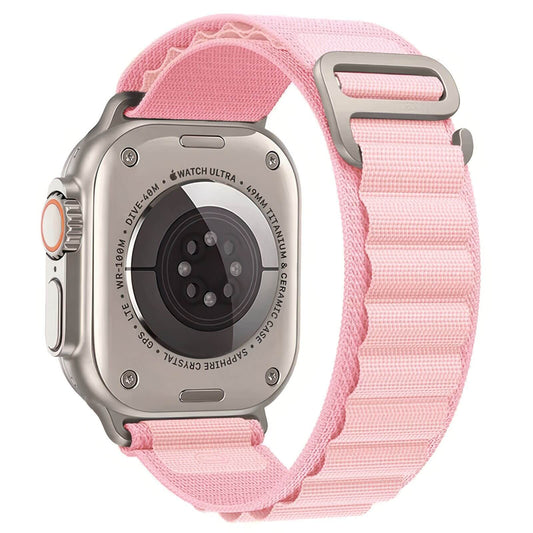 Alpine Loop Watch Strap For Apple Watch In Pink The Thrifty Gentleman