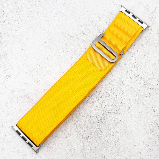 Alpine Loop Watch Strap For Apple Watch In Yellow 1
