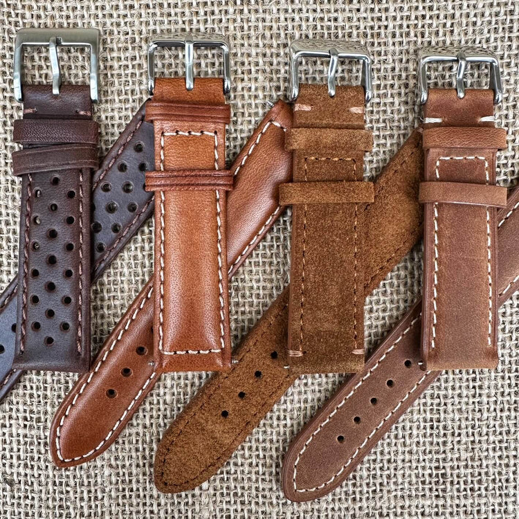 Brown Watch Straps Collection by The Thrifty Gentleman
