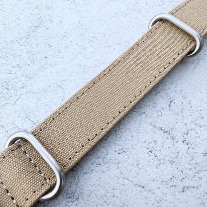 canvas nato watch strap beige 4