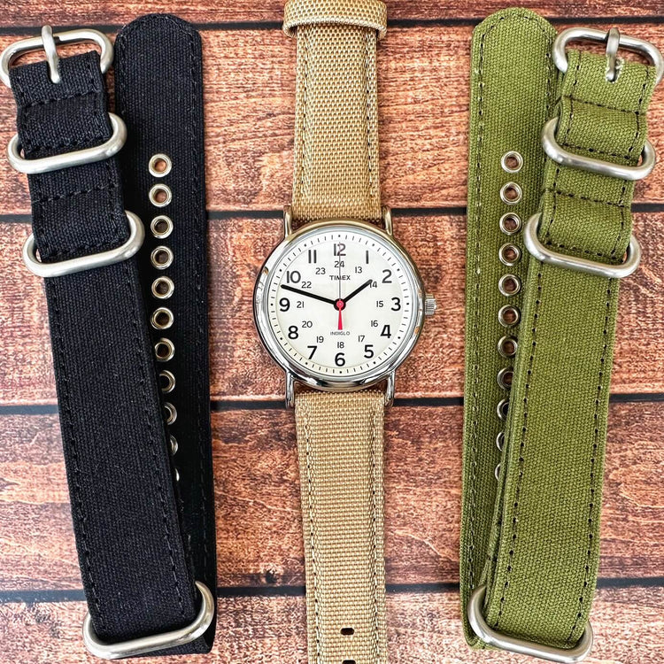 Canvas Watch Straps Collection by The Thrifty Gentleman