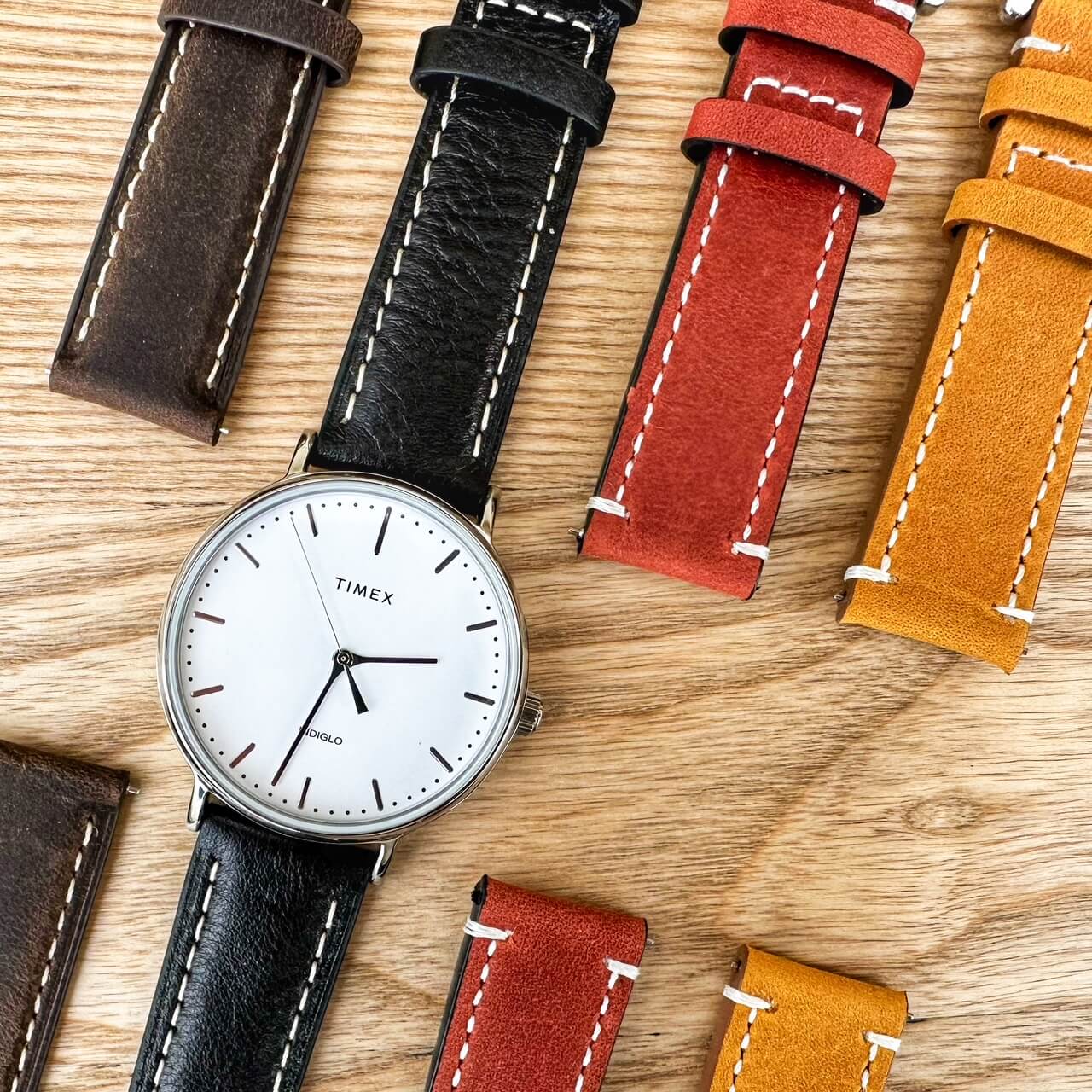 Crazy Horse Leather Watch Straps Collection by The Thrifty Gentleman