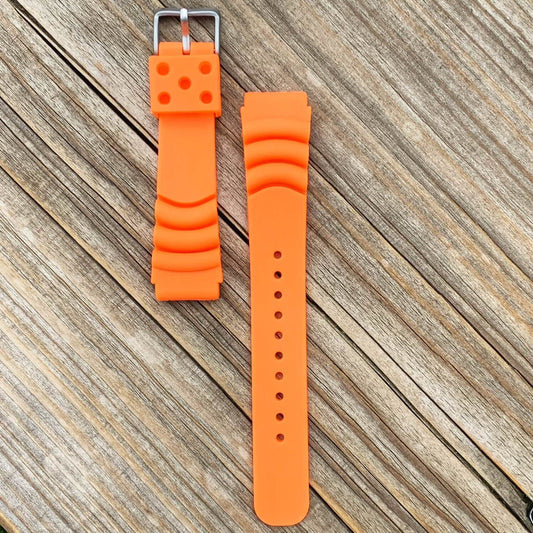 Dive Heavy Duty Watch Strap Orange 2