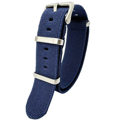 Elastic NATO Watch Strap Blue 1