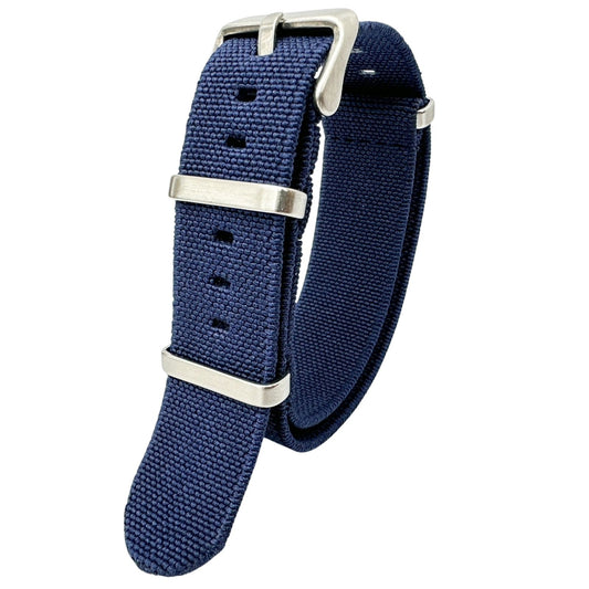 Elastic NATO Watch Strap Blue 1