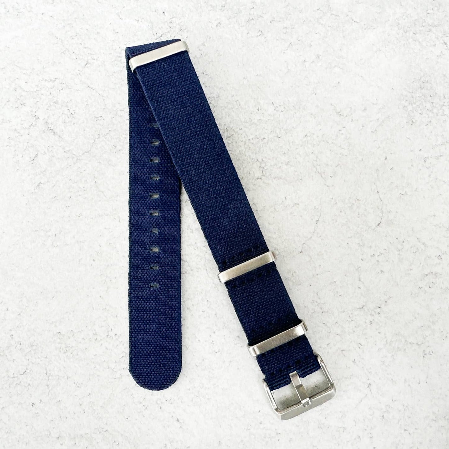 Elastic NATO Watch Strap Blue 4