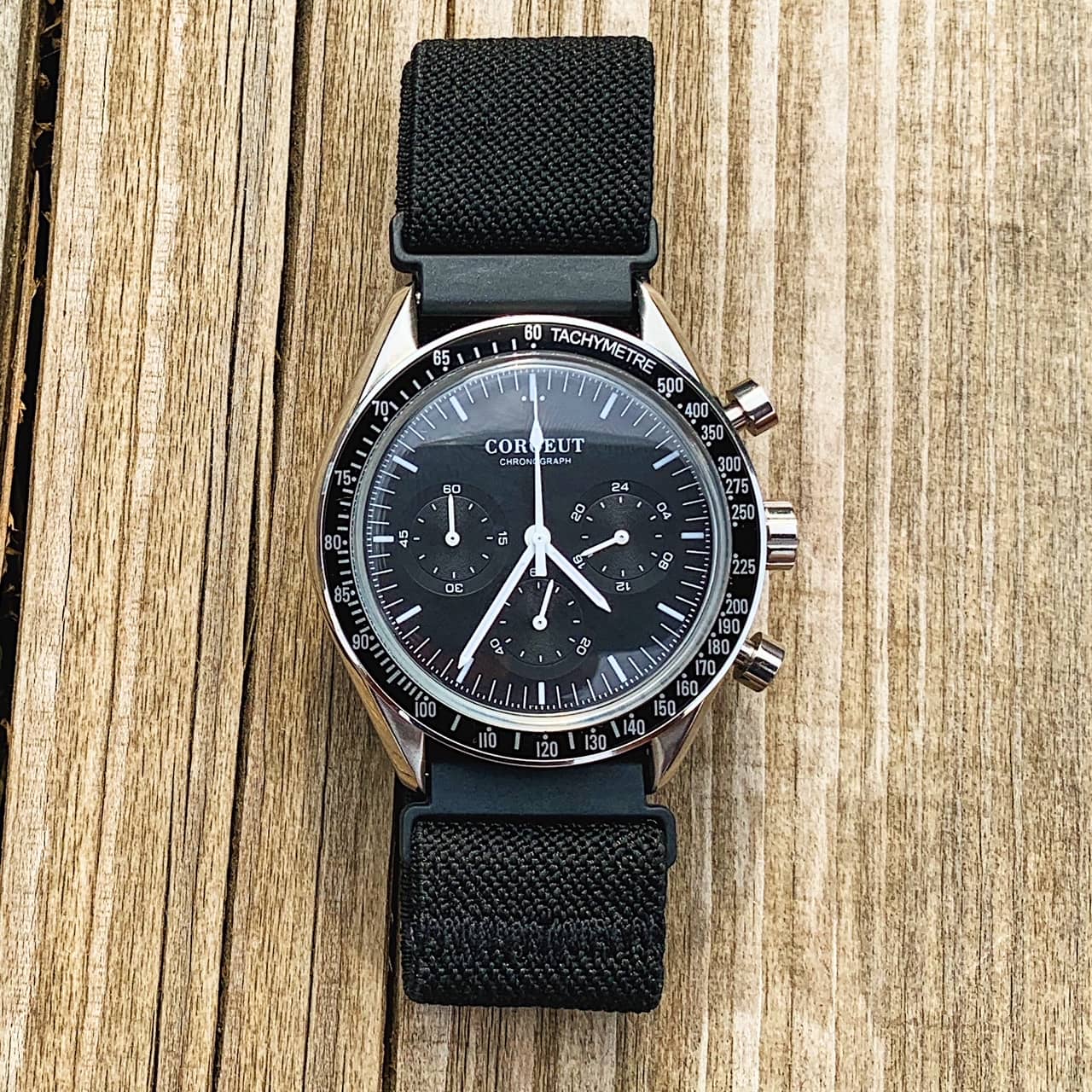 Elastic Solo Loop Watch Band Black 2