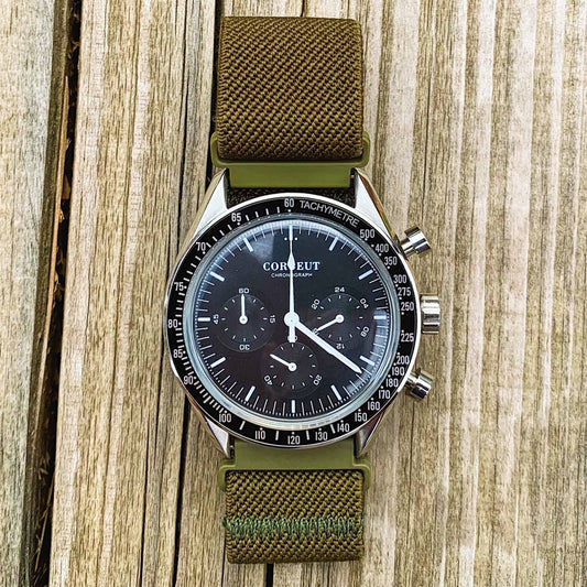 Elastic Solo Loop Watch Band Green 2