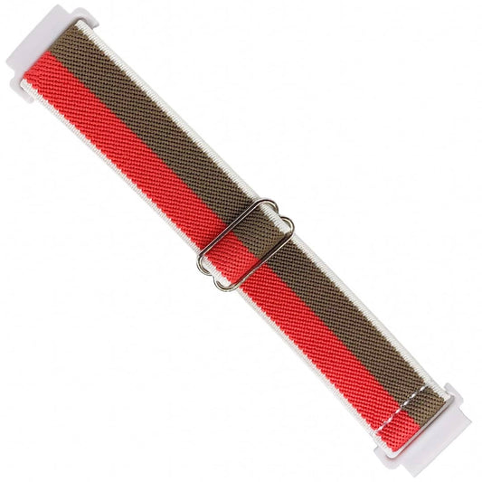 Elastic Solo Loop Watch Band Red Brown