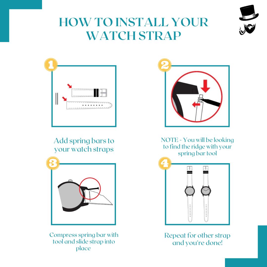 Lizard Grain Calf Leather Watch Strap | MUSTARD | 18 20 mm