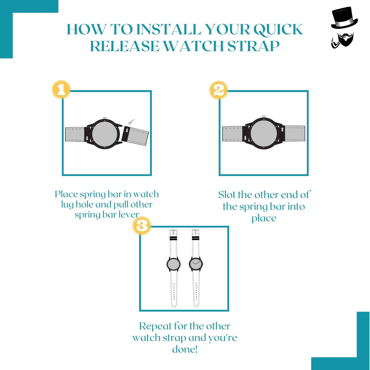 Silicone Tyre Tread Quick Release Watch Strap | BLUE | 18 20 22 mm