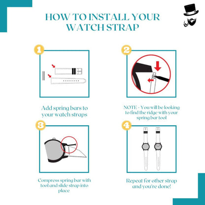 Super Soft Calfskin Genuine Leather Watch Strap | GREY | 16 18 20 mm