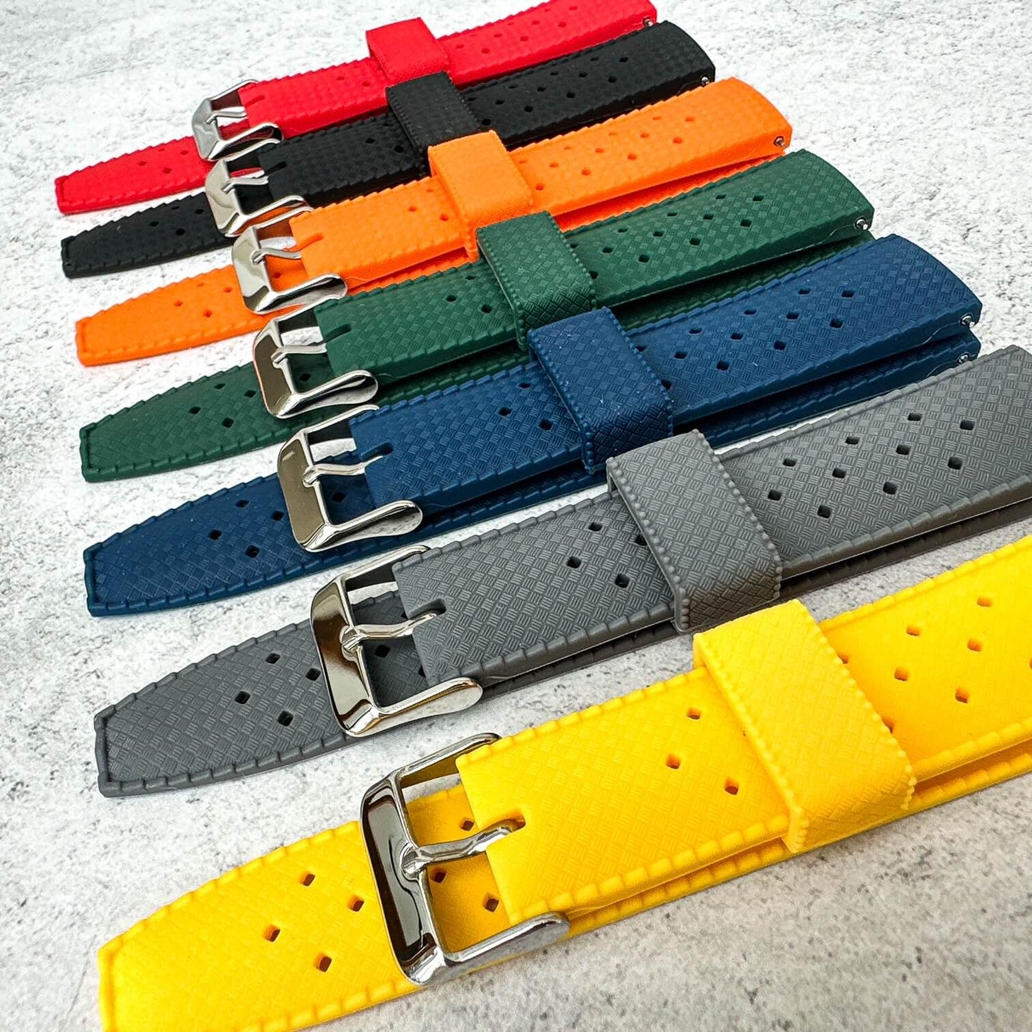 Tropical Watch Straps Collection by The Thrifty Gentleman