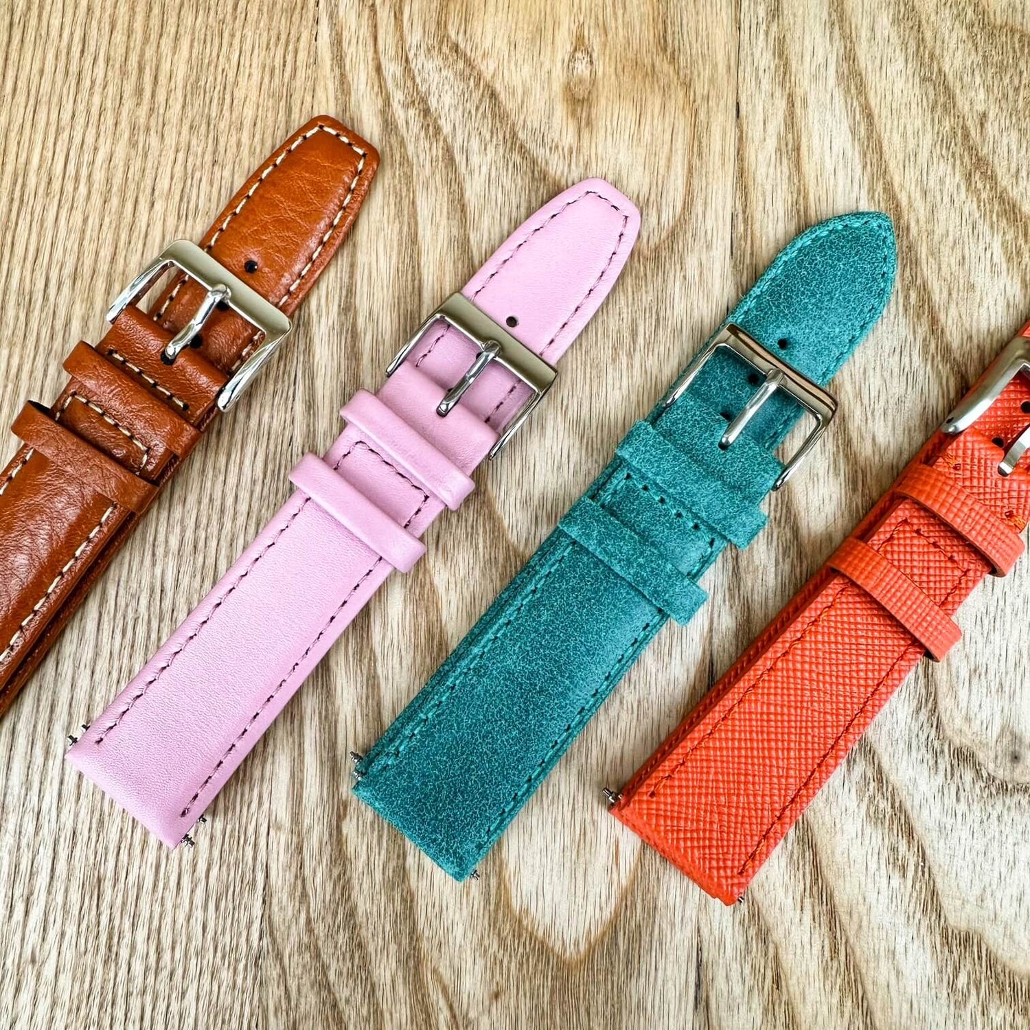 Ladies Leather Watch Straps Collection by The Thrifty Gentleman
