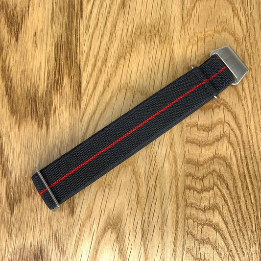 Marine Nationale Watch Strap Black Red 2