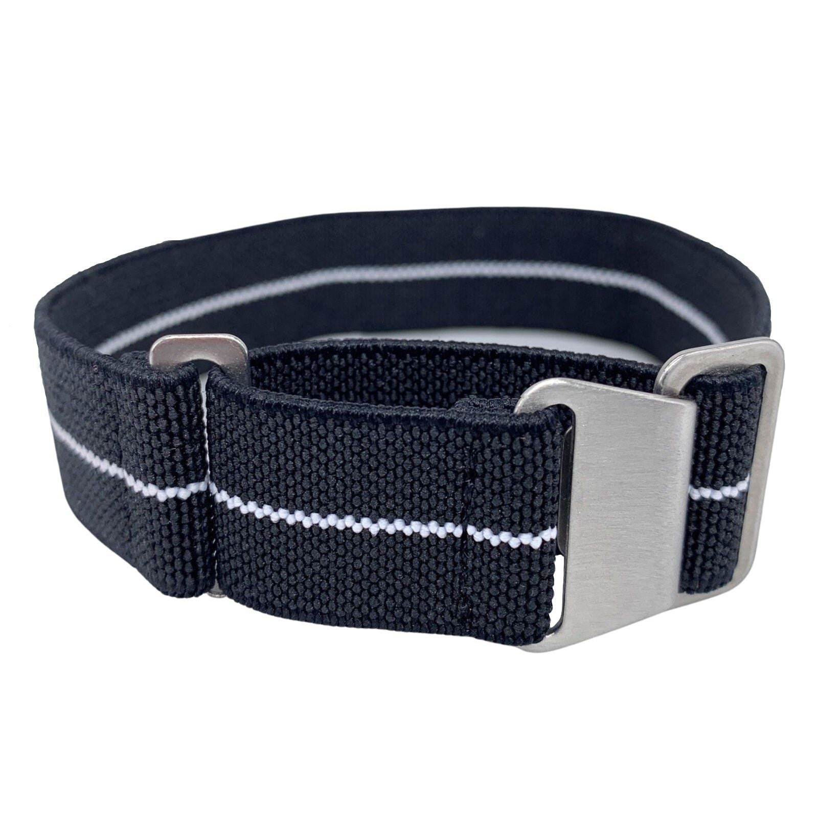 Marine Nationale Watch Strap Black White 1