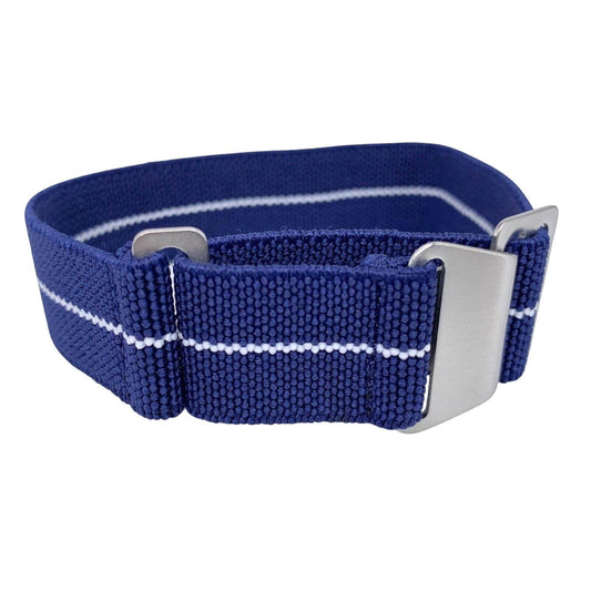 Marine Nationale Watch Strap Dark Blue White 1