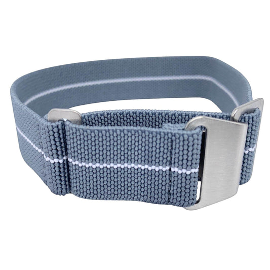Marine Nationale Watch Strap Grey White 1