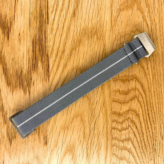 Marine Nationale Watch Strap Grey White 2