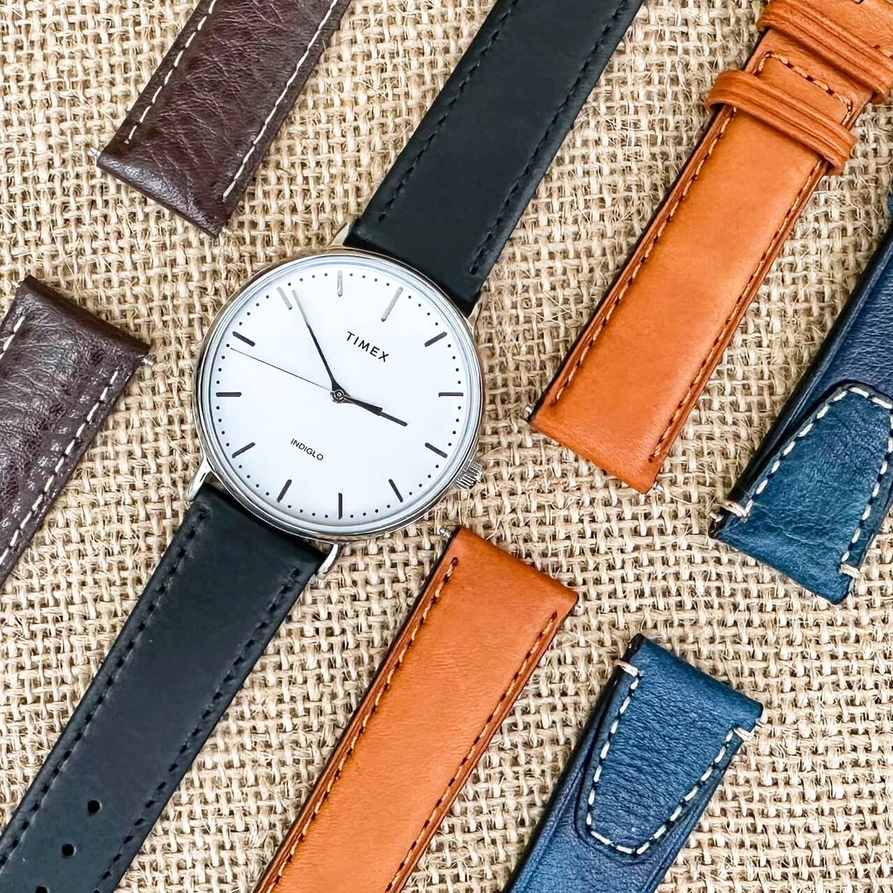 Mens Leather Watch Straps Collection by The Thrifty Gentleman