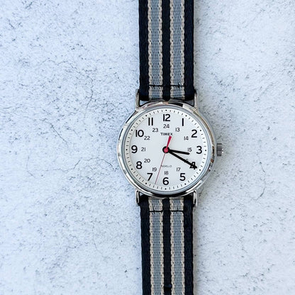 Military Style Two Piece Quick Release Watch Strap Black Beige Grey Bond No Time To Die 7