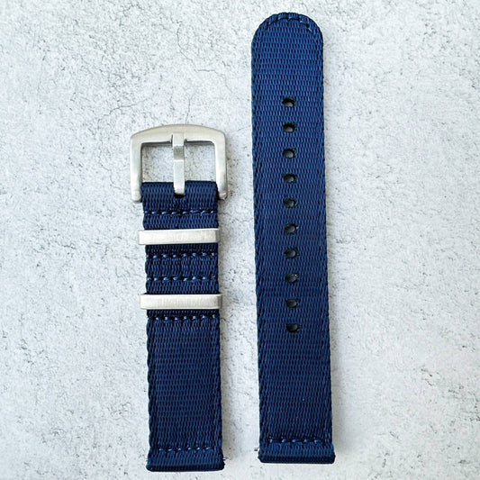 Military Style Quick Release Watch Strap Dark Blue 2