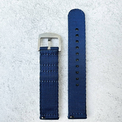 Military Style Quick Release Watch Strap Dark Blue 3