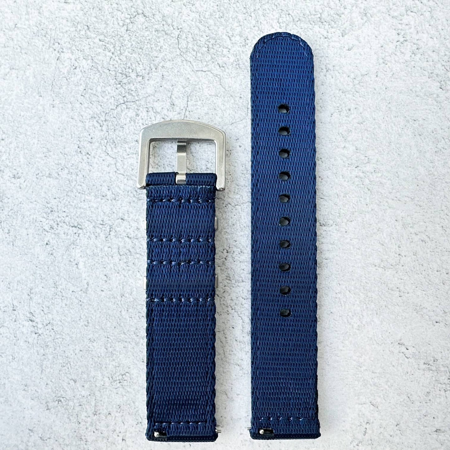 Military Style Quick Release Watch Strap Dark Blue 3