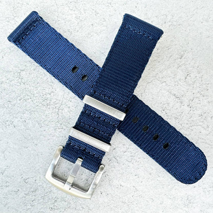 Military Style Quick Release Watch Strap Dark Blue 5