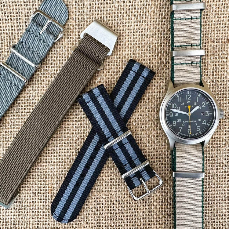 Military Watch Bands Collection by The Thrifty Gentleman