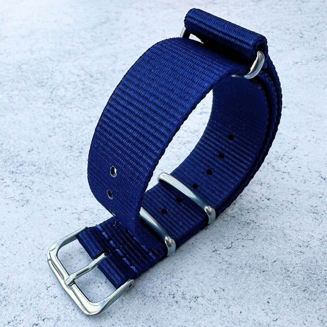 NATO Watch Strap Navy Blue 3