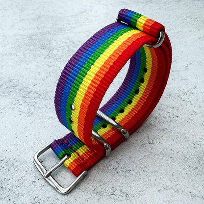 NATO Watch Strap Rainbow 3