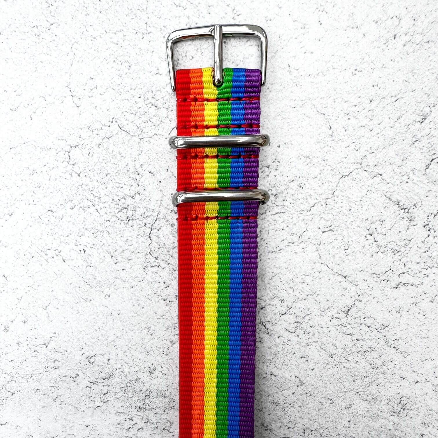 NATO Watch Strap Rainbow 4