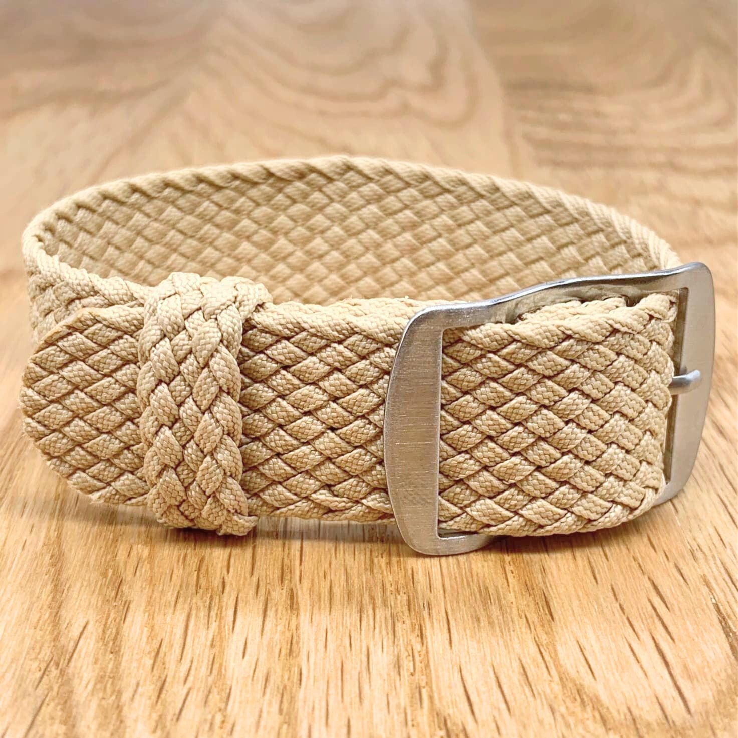 Perlon Watch Strap Beige 2