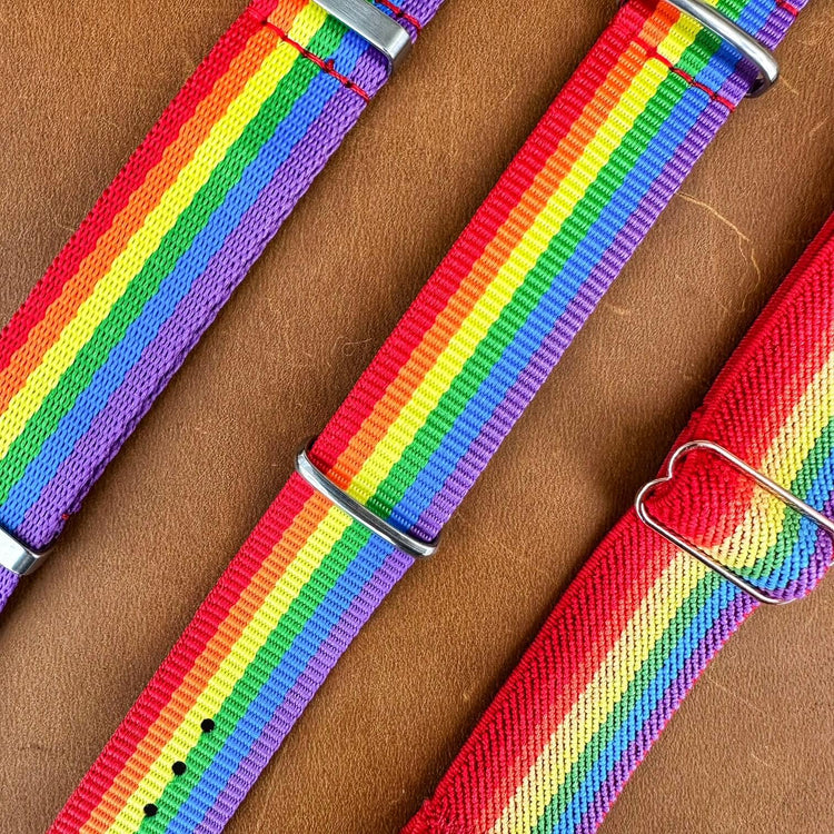 Rainbow Watch Straps Collection by The Thrifty Gentleman