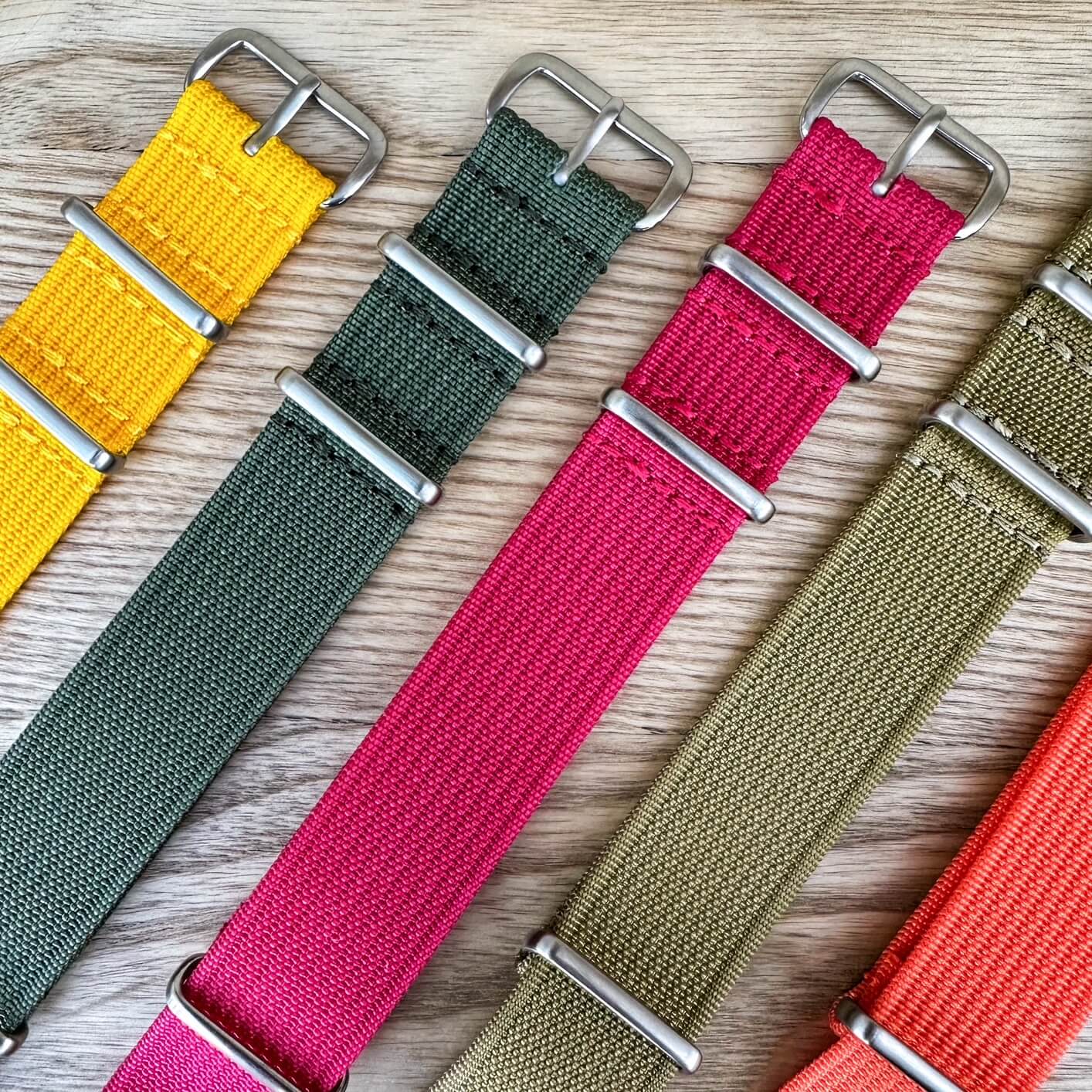 Ribbed NATO Watch Straps Collection by The Thrifty Gentleman