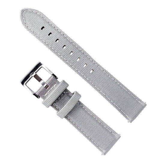 Sailcloth Watch Strap Grey 1