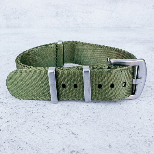 Seatbelt NATO Watch Strap Green 2