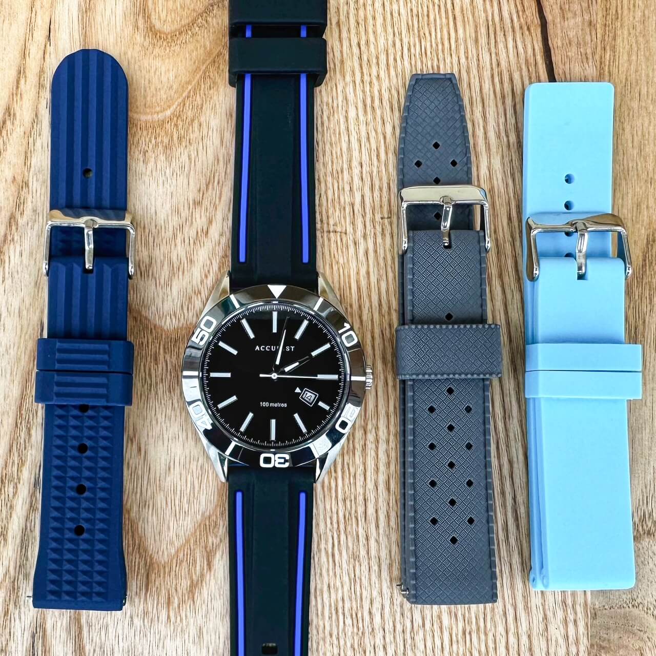 Silicone Watch Straps Collection by The Thrifty Gentleman