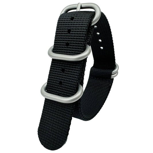 Zulu NATO Watch Strap Black 1