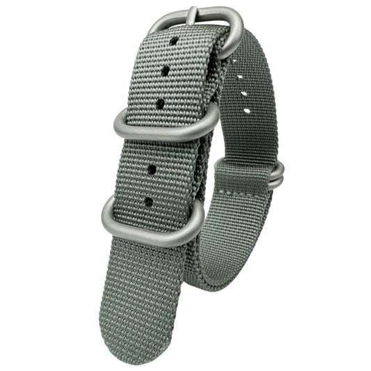 Zulu NATO Watch Strap Grey 1