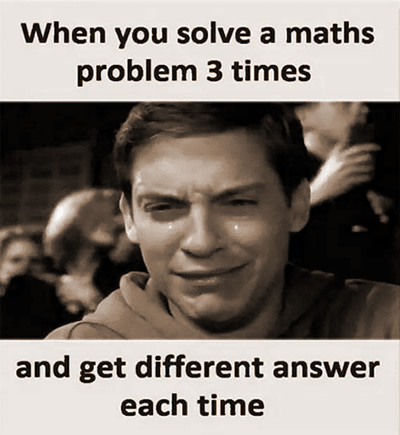 spiderman wrong math answer meme