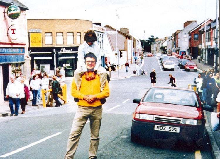 Photo taken just before the Omagh bombing in Northern Ireland